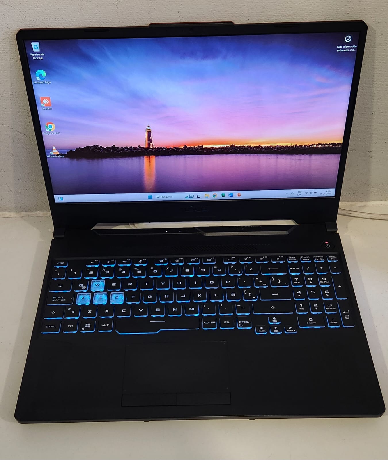 Asus Gamer Tuf Gaming F15 512gb de disco 16gb de Ram, Intel Core I5 (10300h)(Reacondicionado)