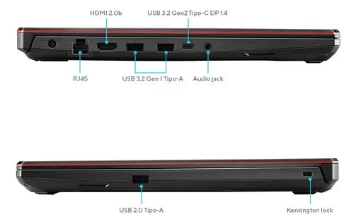 Asus Gamer Tuf Gaming F15 512gb de disco 16gb de Ram, Intel Core I5 (10300h)(Reacondicionado)