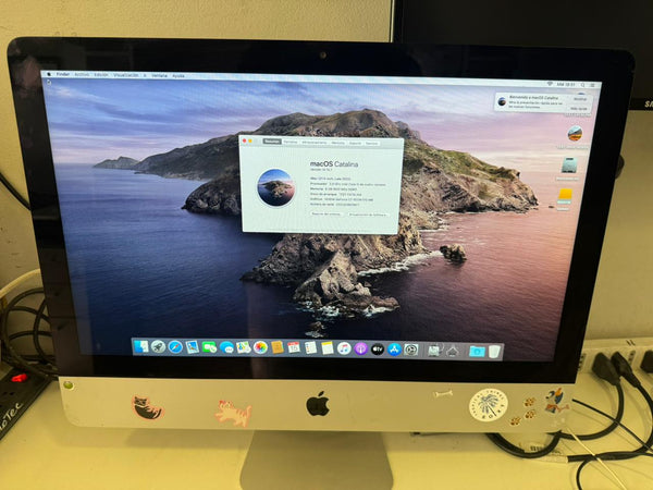 Imac late 2012 21,5 inch i5 8gb 1tb hdd y Nvidia 512gb (Cliente)